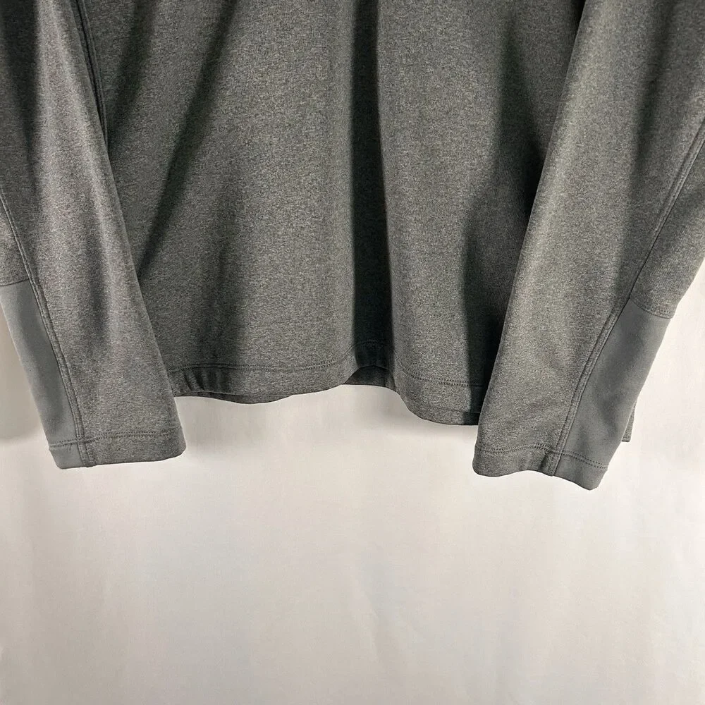The North Face Jacket Men's Large Grey 1/4 Zip Pockets Turtleneck Pullover